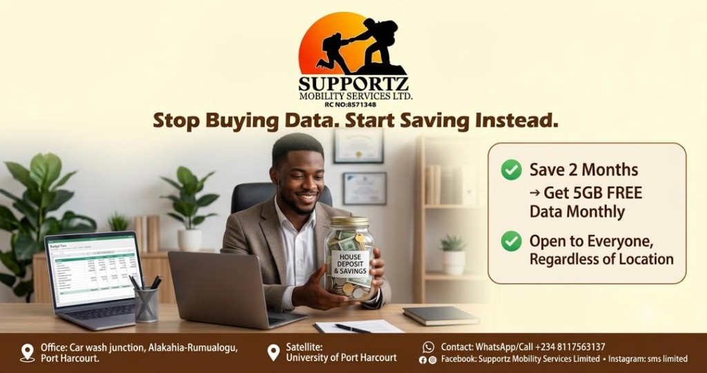 A professional at a desk holding a jar labelled House Deposit and Savings